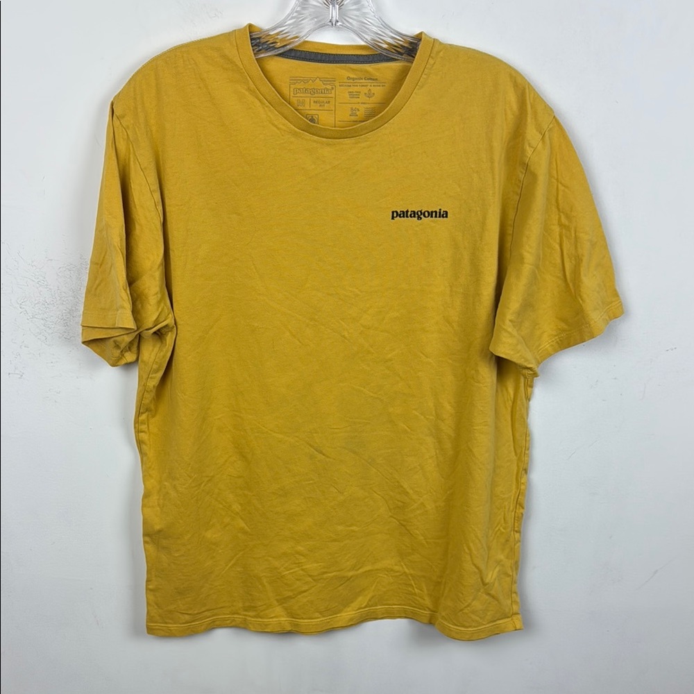 Patagonia Men's Yellow T-Shirt